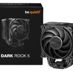 be quiet! DARK ROCK 5 – Dual Tower Silent Wings CPU Cooler, 6 Heat Pipes, 210W+ TDP Support