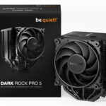 be quiet! DARK ROCK PRO 5 – Dual Tower Silent Wings CPU Cooler, 7 Heat Pipes, Speed Switch, 250W+ TDP Support