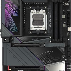 GIGABYTE X870E AORUS MASTER – AMD Socket AM5 E-ATX Motherboard with DDR5 8600+, PCIe 5.0, Dual USB4, Wi-Fi 7, and Advanced Thermal Armor
