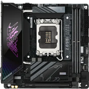 GIGABYTE Z890I AORUS ULTRA – Mini-ITX DDR5 Motherboard with PCIe 5.0, Wi-Fi 7, Thunderbolt 4, and Advanced Thermal Armor for Intel® Core™ Ultra Processors (Series 2)