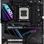 GIGABYTE X870E AORUS XTREME AI TOP – AMD Socket AM5, DDR5 8800+, Dual PCIe 5.0 x16, 4x M.2 Gen5, USB4, Dual 10GbE, Wi-Fi 7, AI Optimized, Titanium PCIe, Advanced Thermal, ESS SABRE DAC