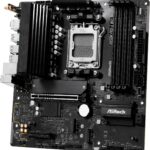 ASRock B850M PRO-A WIFI AM5: B850 Chipset, DDR5 8000+(OC), PCIe 5.0, Wi-Fi 6E, 2.5GbE LAN Micro ATX Motherboard