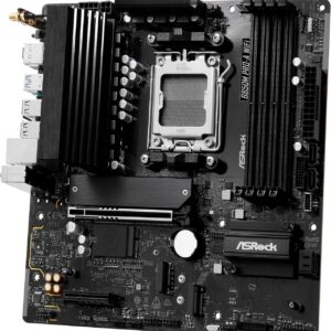 ASRock B850M PRO-A WIFI AM5: B850 Chipset, DDR5 8000+(OC), PCIe 5.0, Wi-Fi 6E, 2.5GbE LAN Micro ATX Motherboard