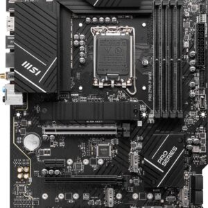 MSI PRO Z790-P WIFI Motherboard (Supports 12th/13th/14th Gen Intel Processors, LGA 1700, DDR5, PCIe 5.0, M.2, 2.5Gbps LAN, USB 3.2 Gen2x2, Wi-Fi 6E, ATX)