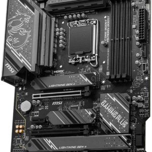 MSI Z790 GAMING PLUS WIFI Motherboard (Supports 12th/13th/14th Gen Intel Processors, LGA 1700, DDR5, PCIe 5.0, M.2, 2.5Gbps LAN, Wi-Fi 6E, ATX)