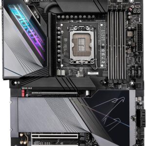 GIGABYTE Z790 AORUS MASTER X: ATX Motherboard for Intel 12th/13th/14th Gen CPUs with DDR5 (8266MHz+), 5x M.2 Slots (1x PCIe 5.0), PCIe 5.0 x16, USB 3.2 Gen2x2 Type-C, Wi-Fi 7, Intel 2.5GbE LAN