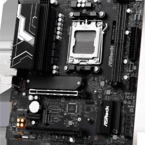 ASRock B850M-X: AM5, AMD B850, DDR5 8200+(OC), PCIe 5.0 M.2, 2.5GbE LAN Micro ATX Motherboard