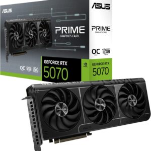 ASUS PRIME OC – GeForce RTX 5070 12GB Graphics Card with DLSS 4, GDDR7 Memory, and Blackwell Architecture