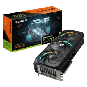 Gigabyte GAMING OC GeForce RTX 5070 Ti 16 GB Graphics Card – WINDFORCE Cooling, 2497 MHz Boost Clock, GDDR7 Memory