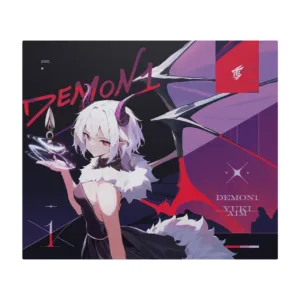 Yuki Aim x Demon1 Glass Gaming Mousepad – Ultra-Smooth Precision Surface – Limited Edition