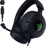 Razer Kraken V4 X – Lightweight Wired Gaming Headset with Razer™ TriForce 40mm Drivers, 7.1 Surround Sound, Retractable HyperClear Cardioid Microphone, USB-C & Type-A Connectivity, and Razer Chroma™ RGB for Multi-Platform Immersion