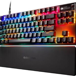 SteelSeries Apex Pro TKL Gen 3 Wired Black – OmniPoint 3.0 HyperMagnetic RGB Gaming Keyboard
