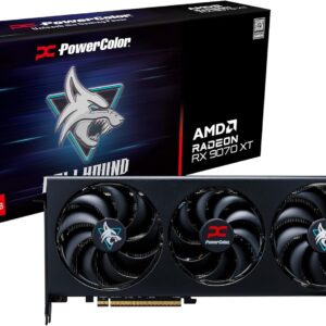 Hellhound RX 9070 XT 16GB GDDR6 by PowerColor – RDNA 4, Dual BIOS, 4K-Ready