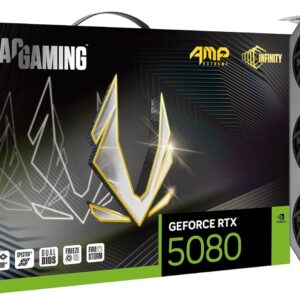 ZOTAC GAMING GeForce RTX 5080 AMP Extreme INFINITY 16GB GDDR7 Graphics Card