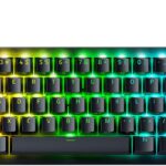 Razer Huntsman V3 Pro Mini Black/White – 60% Analog Optical Gaming Keyboard with Rapid Trigger, Adjustable Actuation, and Chroma RGB