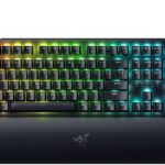 Razer BlackWidow V4 Mechanical Gaming Keyboard: Green (Clicky) & Yellow (Linear) - Chroma RGB - 6 Macro Keys - Magnetic Wrist Rest - Doubleshot ABS Keycaps - Roller & Media Keys - Snap Tap