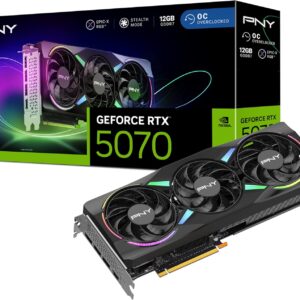 PNY XLR8 Gaming EPIC-X RGB OC GeForce RTX 5070 12GB Graphics Card