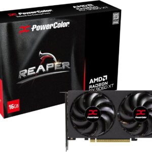PowerColor Reaper Radeon RX 9060 XT 16GB GDDR7 – High-Performance RDNA 4 Gaming Graphics Card