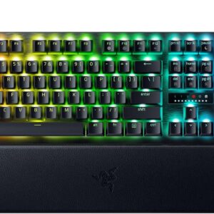 Razer Huntsman V3 Pro – Full-Size Optical Gaming Keyboard with Gen-2 Analog Switches, Rapid Trigger, Dual-Step Actuation & Magnetic Wrist Rest