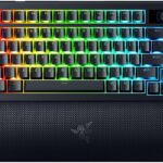 Razer BlackWidow V4 Pro 75 – Gen-3 Orange Tactile Switch, Wireless 75% RGB Gaming Keyboard with Command Dial & Sound Dampening