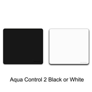 X-Raypad Aqua Control II Gaming Mousepad – Black/White – Many Sizes – Speed & Control Hybrid Surface – 4mm Thick – Flat Stitched Edges