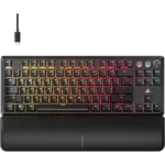 CORSAIR K70 PRO TKL RGB Gaming Keyboard ABS Black & White – Hall Effect Magnetic Switches, Rapid Trigger, Adjustable Actuation, AXON 8,000Hz Hyper-Polling, iCUE Compatible