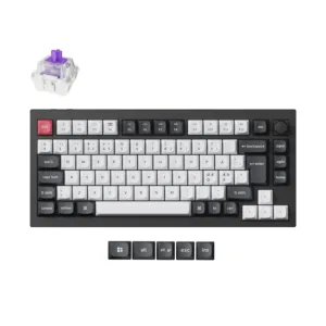 Keychron Q1 HE – Wireless QMK Custom Mechanical Keyboard with Hall Effect Magnetic Switches (ISO Layout)