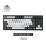 Keychron Q3 HE Wireless QMK ISO Mechanical Keyboard – Hall Effect Magnetic Switches, Full Aluminum, 2.4GHz, Bluetooth, Hot-Swappable – Nordic Layout