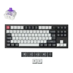 Keychron Q3 HE Wireless QMK ISO Mechanical Keyboard – Hall Effect Magnetic Switches, Full Aluminum, 2.4GHz, Bluetooth, Hot-Swappable – Nordic Layout