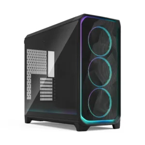 Fractal Design Meshify 3 XL – Premium ATX/mATX Mid Tower Case (Ambience Pro RGB Black TG Light Tint / Ambience Pro RGB White TG Clear Tint / Black TG Light Tint