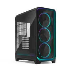 Fractal Design Meshify 3 – Premium ATX/mATX Mid Tower Case (Ambience Pro RGB Black TG Light Tint / Ambience Pro RGB White TG Clear Tint / Black TG Light Tint / White TG Clear Tint)