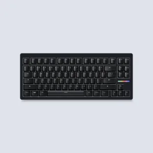 Wooting 80HE Analog Gaming Keyboard Available in PCR Plastic & Zinc Alloy (Black, Ghost, White) – 80% Layout, Lekker V2 Switches, True 8kHz Polling, Rapid Trigger, Rappy Snappy