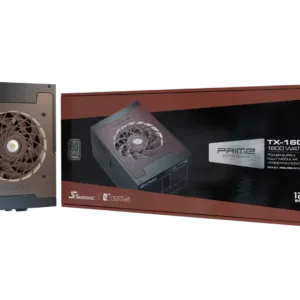 Seasonic PRIME TX-1600 Noctua Edition – 1600W ATX 3.1 Titanium PSU with Noctua NF-A12x25, PCIe 5.1 & Fully Modular Sleeved Cables