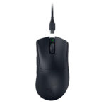 Razer DeathAdder V3 Pro Wireless Esports Mouse Black/White – 30K DPI Focus Pro Sensor, HyperPolling Upgradeable to 8000 Hz, 58g Ultra-Lightweight, 90-Hour Battery, Gen-3 Optical Switches