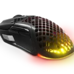 SteelSeries AEROX 5 WIRELESS Black – Ultra-Lightweight RGB Gaming Mouse with 9 Programmable Buttons & AquaBarrier™ Protection