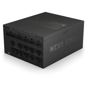 NZXT C Series Platinum ATX 3.1 – 1500W Fully Modular 80 PLUS Platinum Certified Power Supply with ATX 3.1 Compliance, 12V-2x6 PCIe Support, Silent 135mm FDB Fan, and Premium Japanese Capacitors for High-Performance PCs