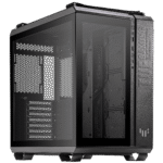 ASUS TUF Gaming GT502 – Dual-Chamber Mid-Tower Case with Panoramic Glass, USB-C Gen 2x2, 400mm GPU Clearance, and Triple Radiator Support Black/White