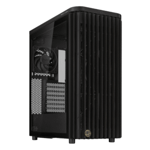 ASUS ProArt PA401 Wood Edition – Artistic ATX Mid-Tower PC Case with FSC-Certified Wood, USB-C 20Gbps, Dual 160mm Fans, Detachable PSU Bracket – Mesh/Tempered Glass/Solid Metal