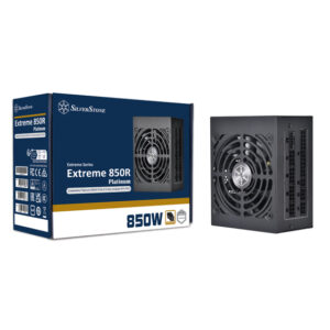 SilverStone Extreme 850R Platinum – 850W Cybenetics Platinum SFX Power Supply with Intel SFX12V 4.0 & PCIe 5.0 Support, Fully Modular Design, 92mm FDB Silent Fan, 12VHPWR Connector, and All-Japanese Capacitors