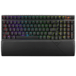 ASUS ROG Strix Scope II 96 Wireless – Tri-Mode Compact Mechanical Gaming Keyboard with Hot-Swappable ROG NX Switches, PBT Keycaps, Sound Dampening, and Wrist Rest