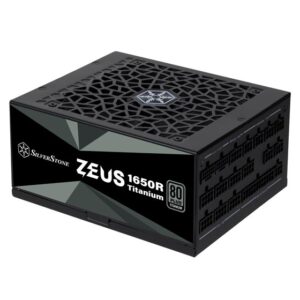 SilverStone ZEUS 1650R Titanium – 1650W 80 PLUS Titanium Fully Modular ATX 3.1 Power Supply with PCIe 5.0 & 12V-2x6 Support